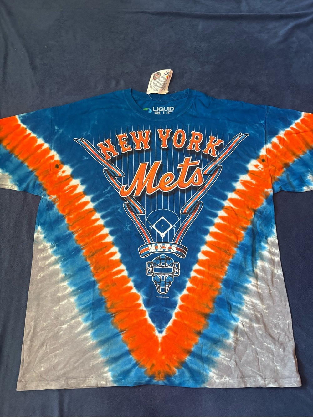 Liquid Blue New York Mets Men’s Tie Dye T-Shirt